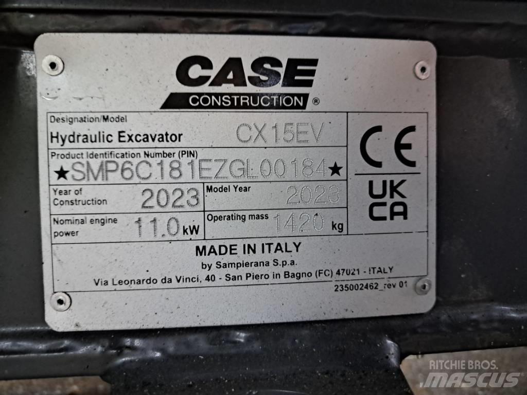 CASE CX15EV Міні-екскаватори < 7т