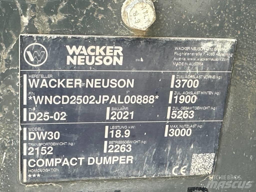 Wacker Neuson DW 30 Міні самоскиди