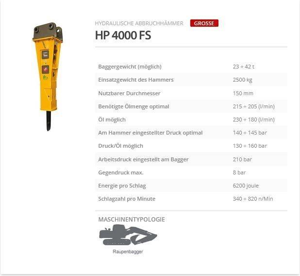 Indeco HP 4000 FS Плуги