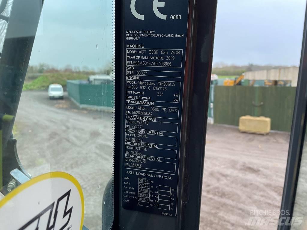 Bell B 30 E Зчленовані самоскиди