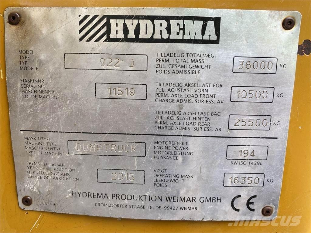 Hydrema 922D Міні самоскиди