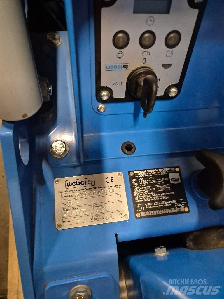 Weber CR 6 Віброплити та вібротрамбовки