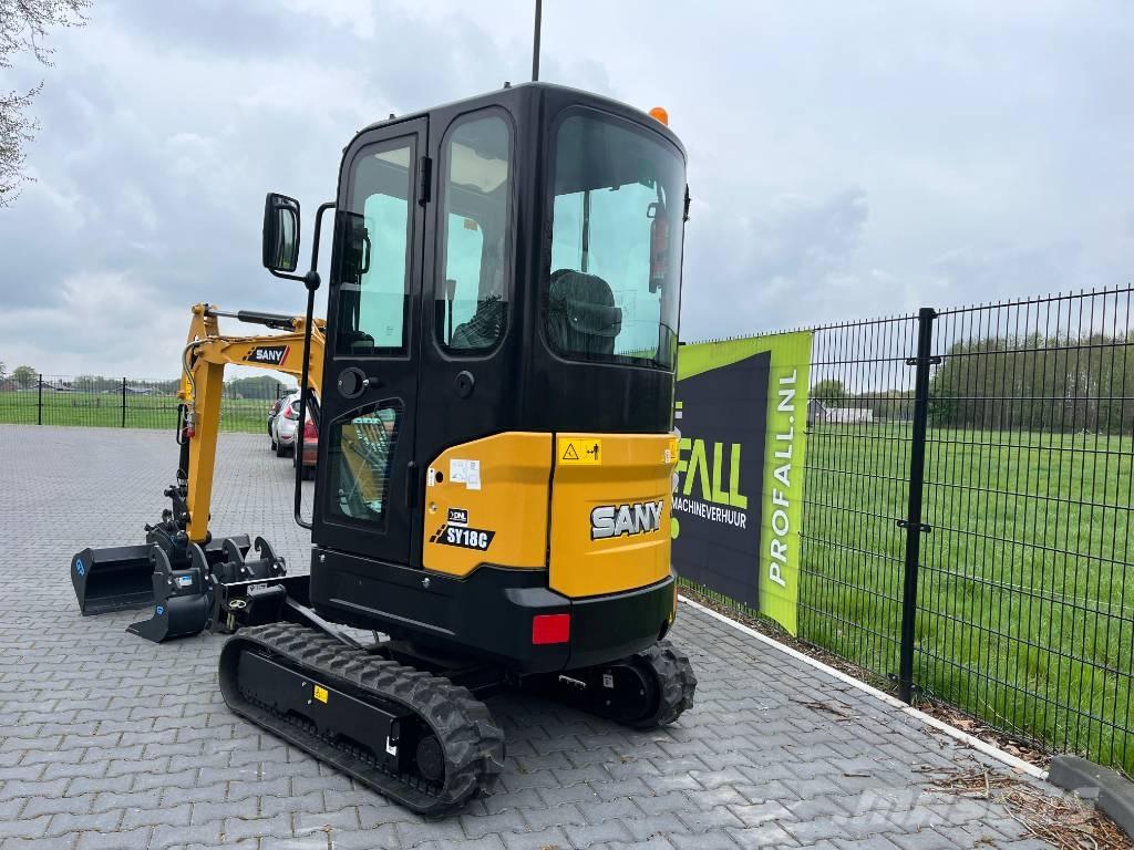 Sany SY 18 C Міні-екскаватори < 7т