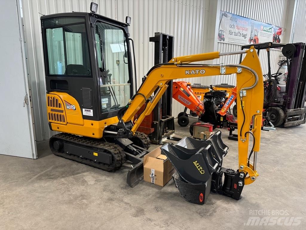 Kato HD 19vxt Міні-екскаватори < 7т