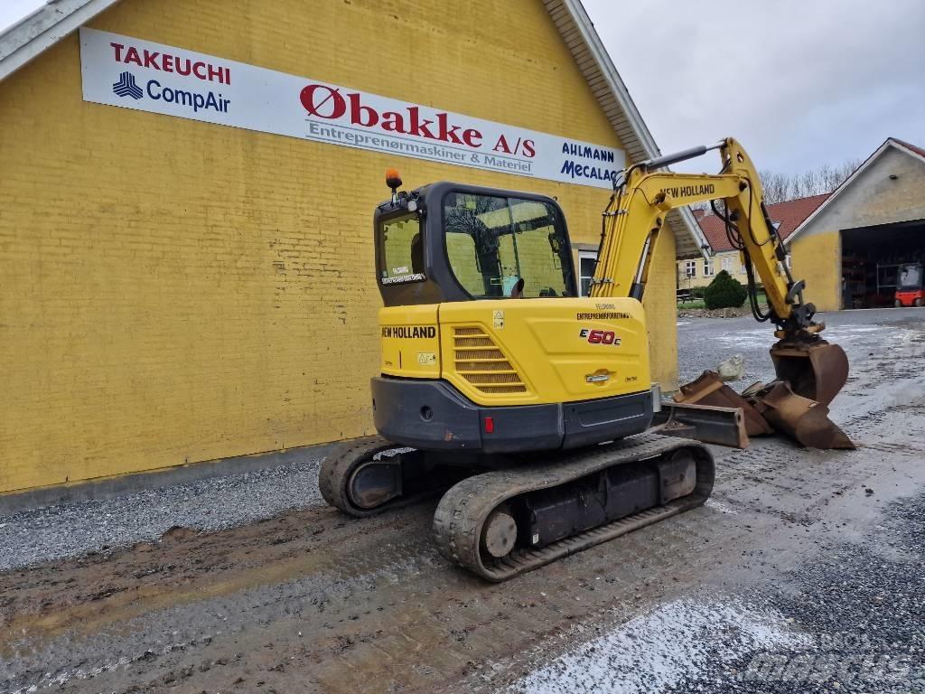 New Holland E60C Міні-екскаватори < 7т
