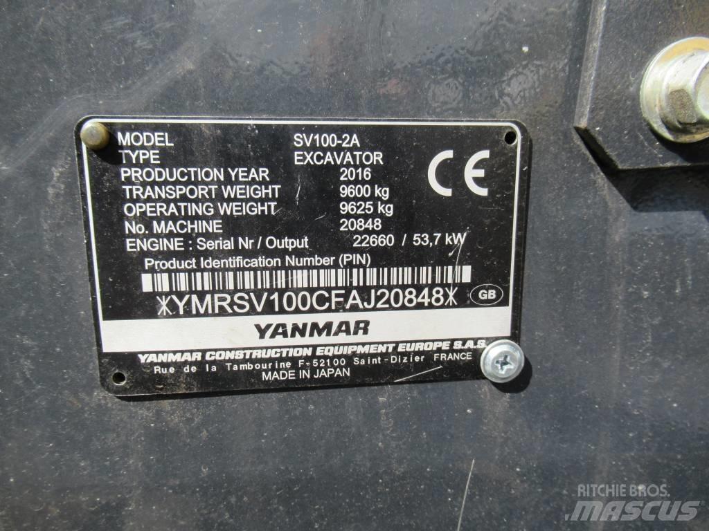 Yanmar SV 100-2A Середні екскаватори 7т. - 12т.