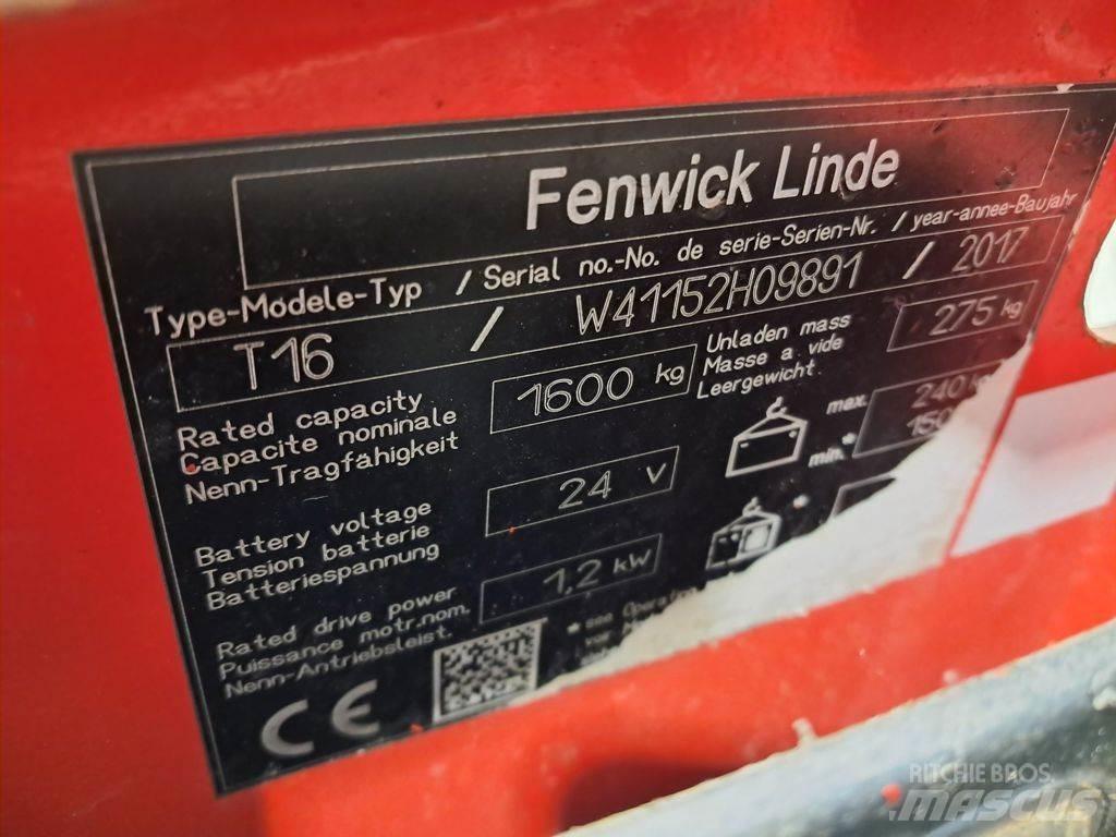 Linde T16 Штабелери