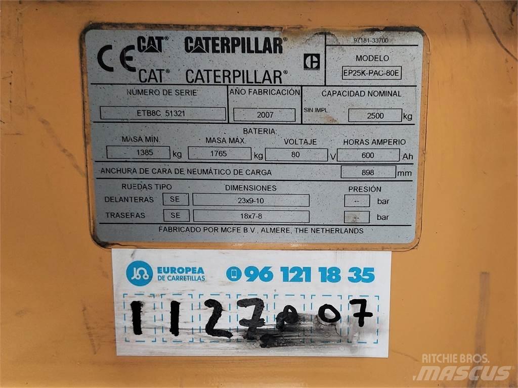 CAT EP25K PAC Електронавантажувачі