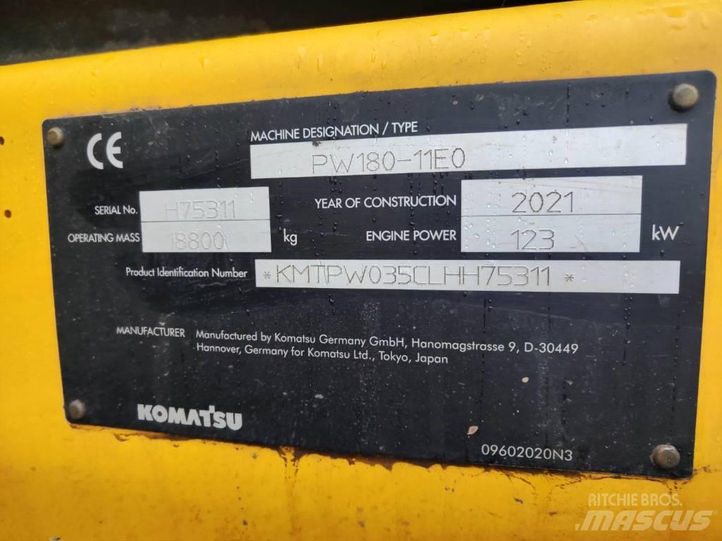 Komatsu PW180-11 Колісні екскаватори