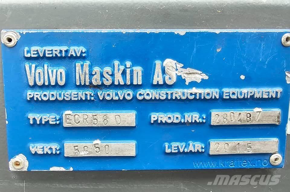 Volvo ECR 58 D Міні-екскаватори < 7т