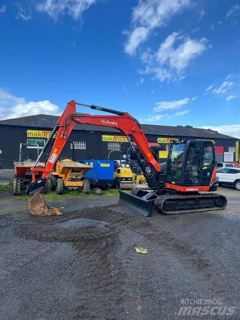 Kubota KX 080-4a Середні екскаватори 7т. - 12т.