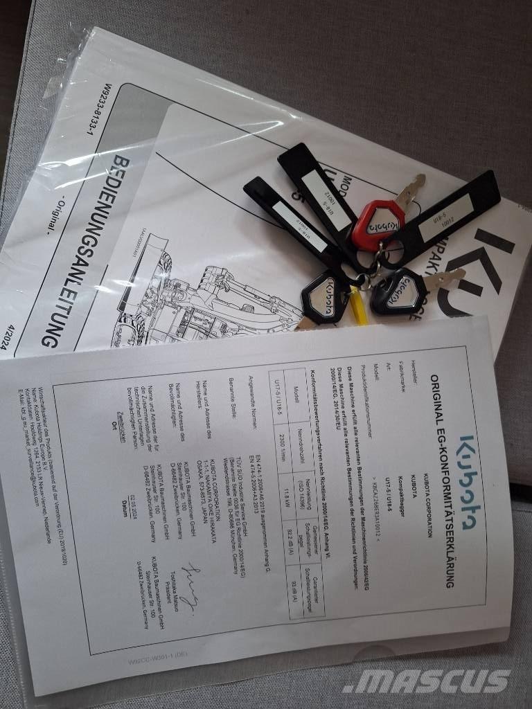 Kubota U 18-5 Міні-екскаватори < 7т