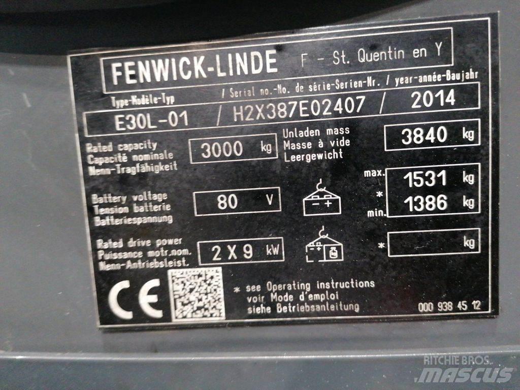 Linde E30L-01 Електронавантажувачі
