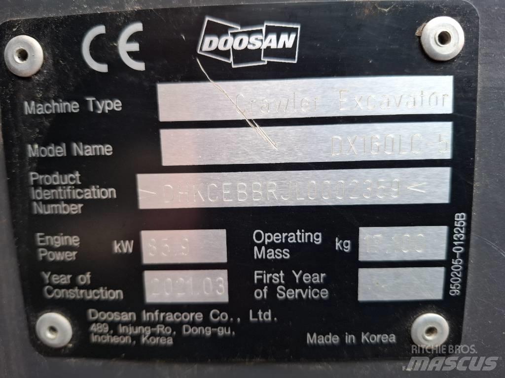 Doosan DX160LC-5 Гусеничні екскаватори