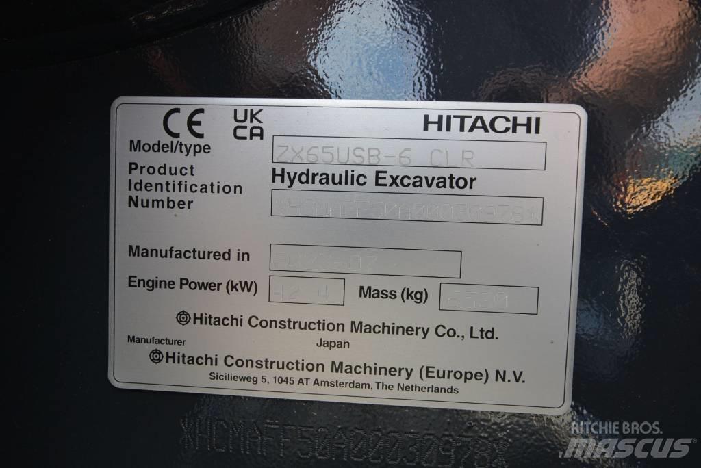 Hitachi ZX 65 USB-6 Міні-екскаватори < 7т