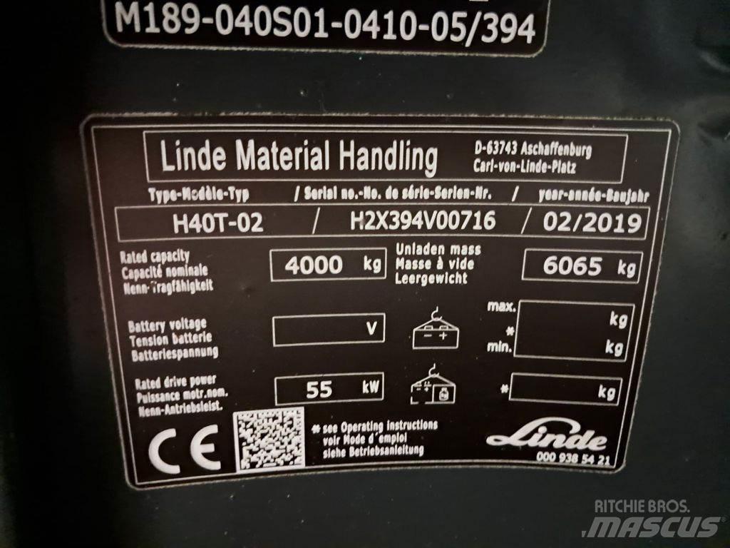 Linde H40T-02 Газові навантажувачі