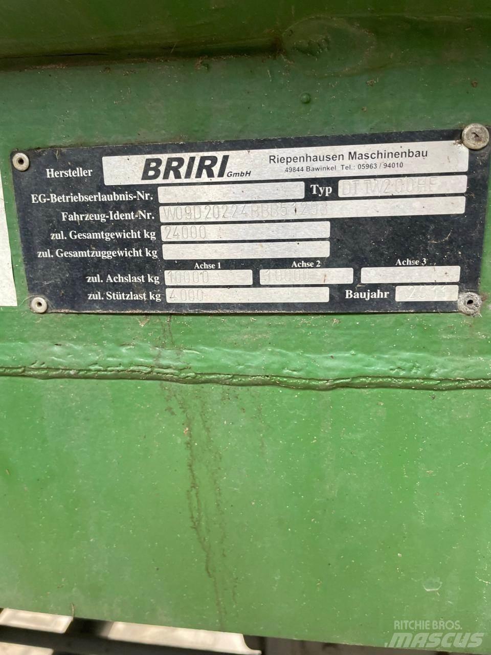 Briri Güllefass Цистерни для перевезення суспензій