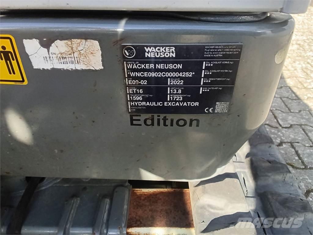 Wacker Neuson ET16 Гусеничні екскаватори