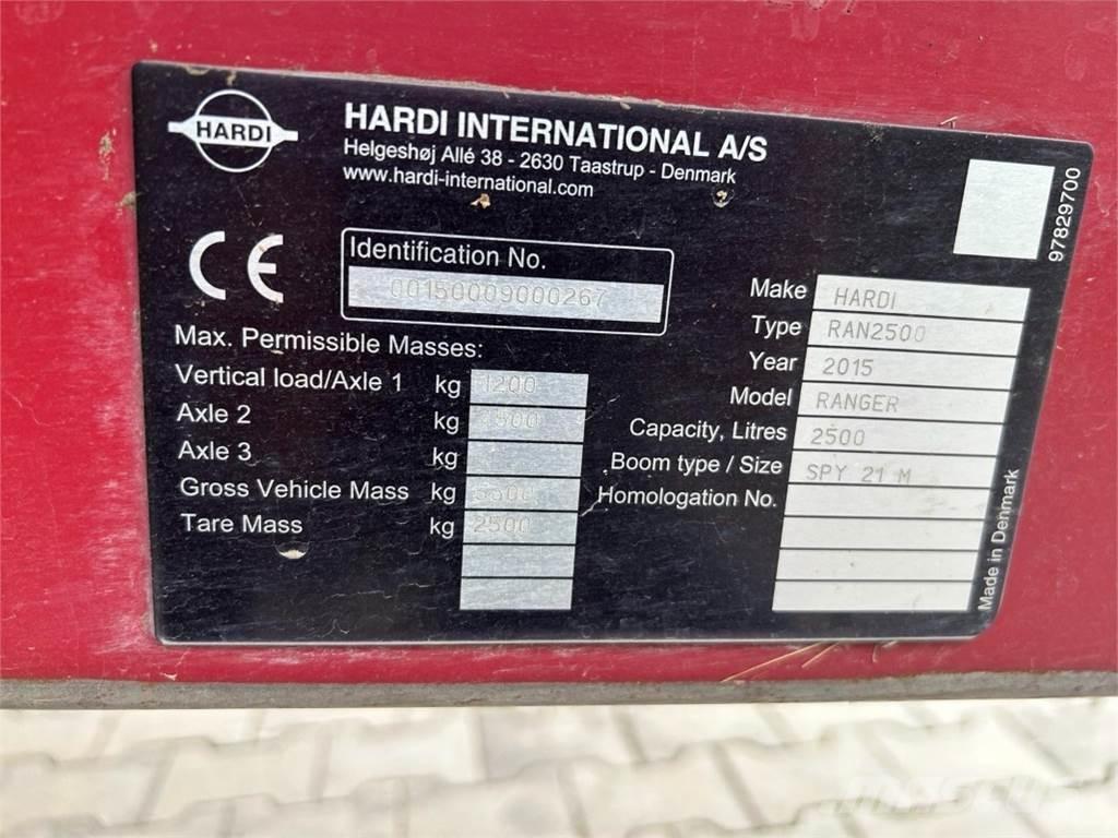 Hardi Ranger 2500 Причіпні обприскувачі