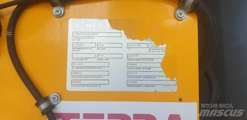JCB 437 Фронтальні навантажувачі