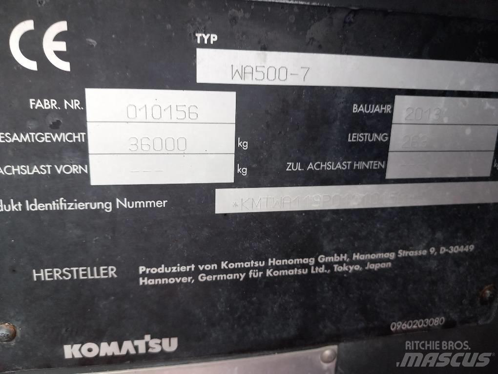 Komatsu WA500-7 Фронтальні навантажувачі