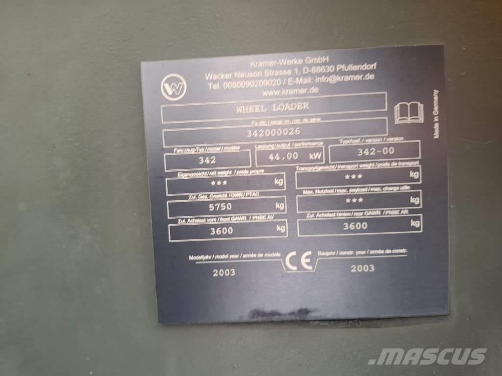 Kramer 380 Фронтальні навантажувачі