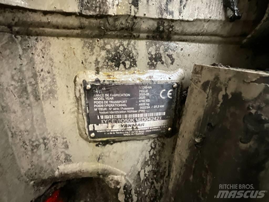 Yanmar Vio 50-6A Міні-екскаватори < 7т