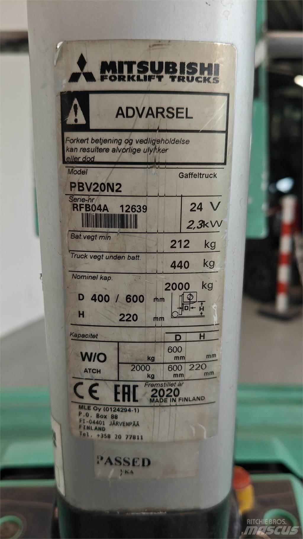 Mitsubishi PBV20N2 Інше
