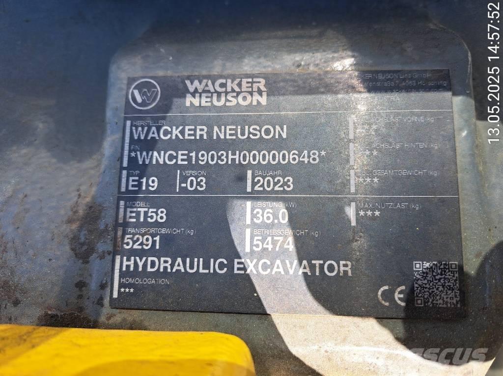Wacker Neuson ET58 Гусеничні екскаватори
