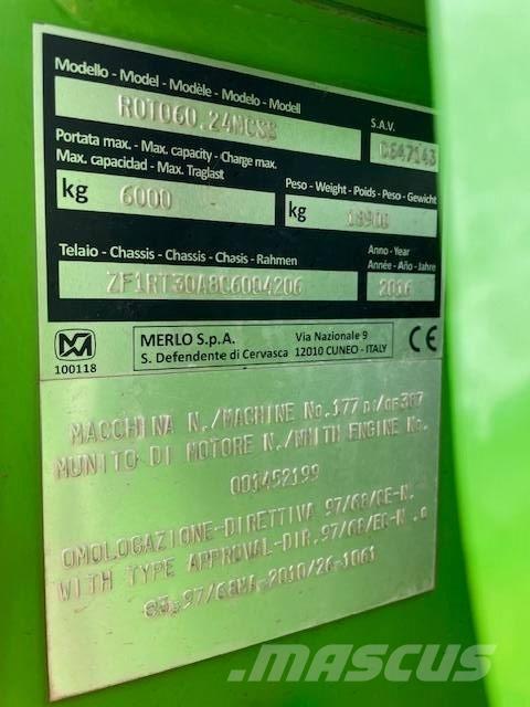 Merlo 60.24 MCSS Телескопічні навантажувачі