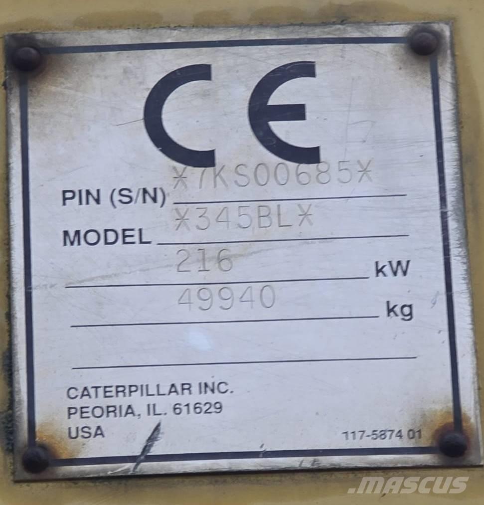 CAT 345 B L Гусеничні екскаватори
