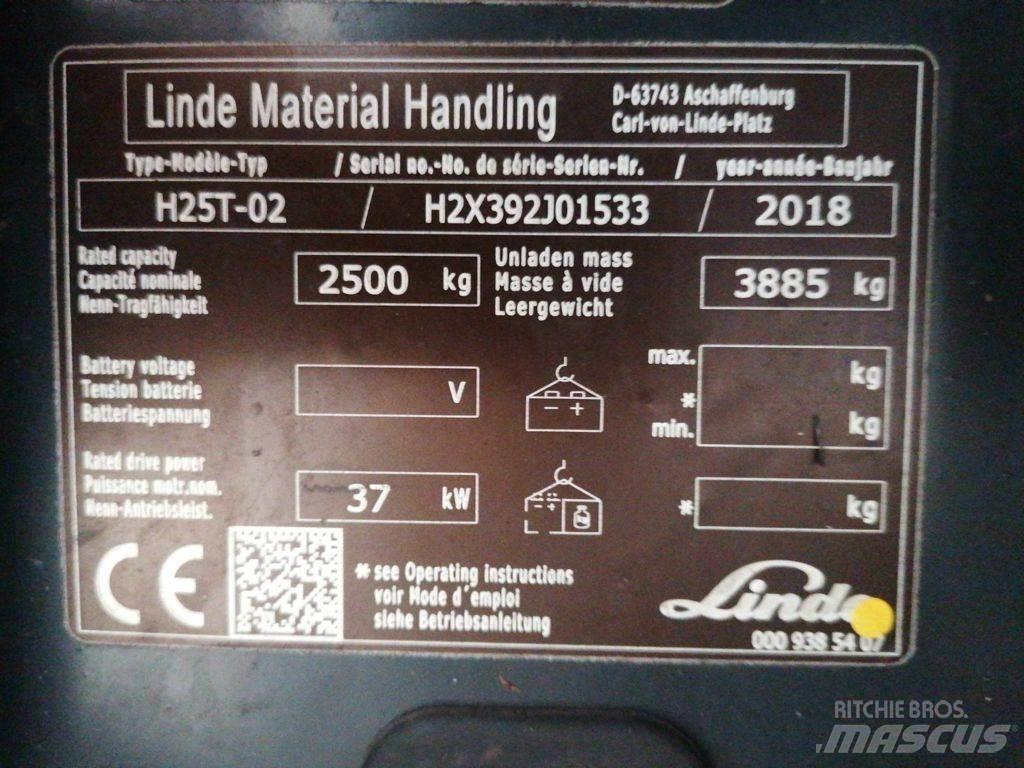 Linde H25T-02 Газові навантажувачі