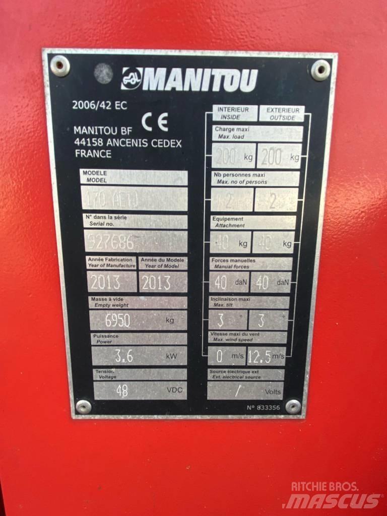Manitou 170AETJ-L Колінчаті підйомники