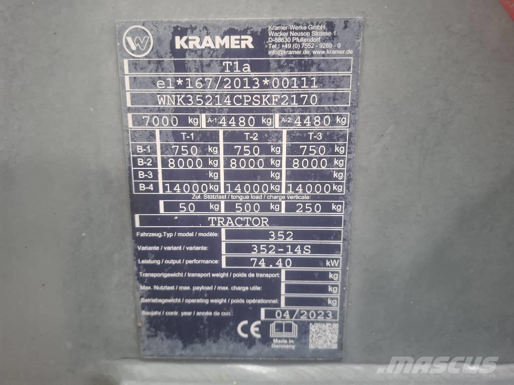 Kramer 8115 Фронтальні навантажувачі