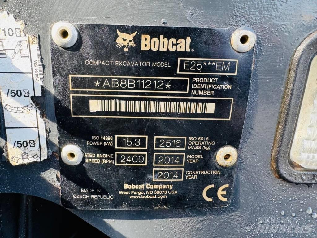 Bobcat E 25 Міні-екскаватори < 7т