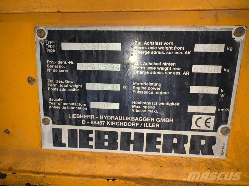 Liebherr A308 Колісні екскаватори