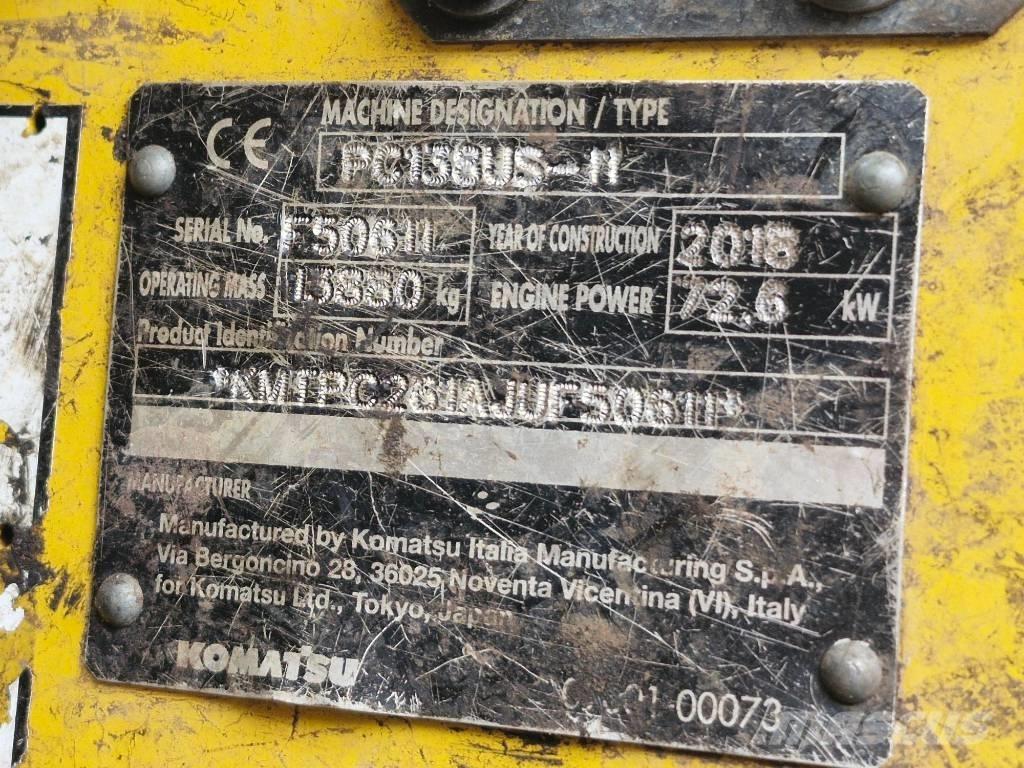 Komatsu PC 138 US-11 Гусеничні екскаватори