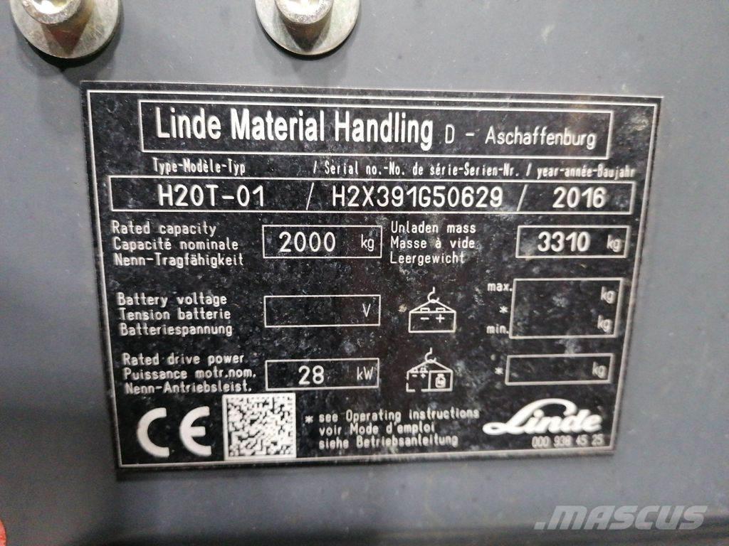 Linde H20T-01 Газові навантажувачі