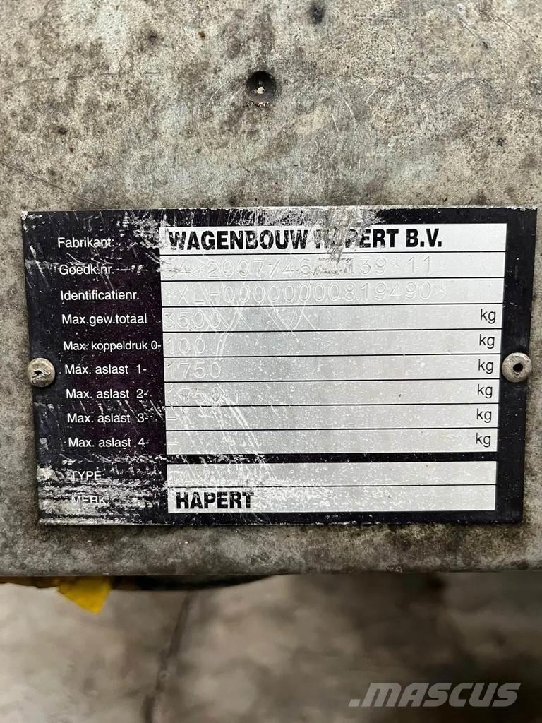 Hapert LF2 Трейлери колесного транспортного засобу