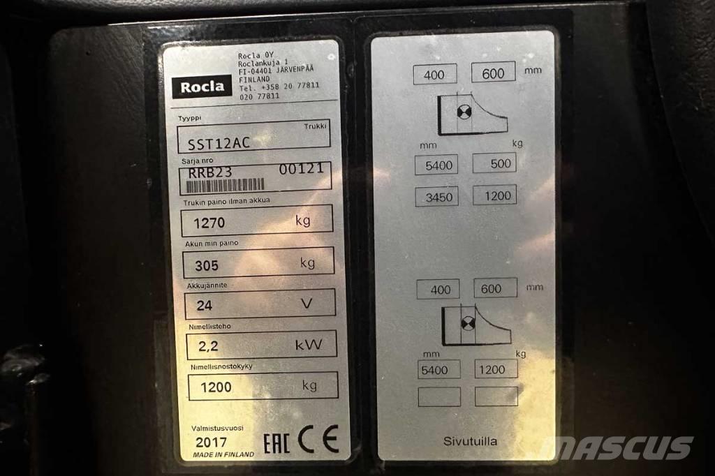 Rocla SST 12 AC Самохідні електроштабелери
