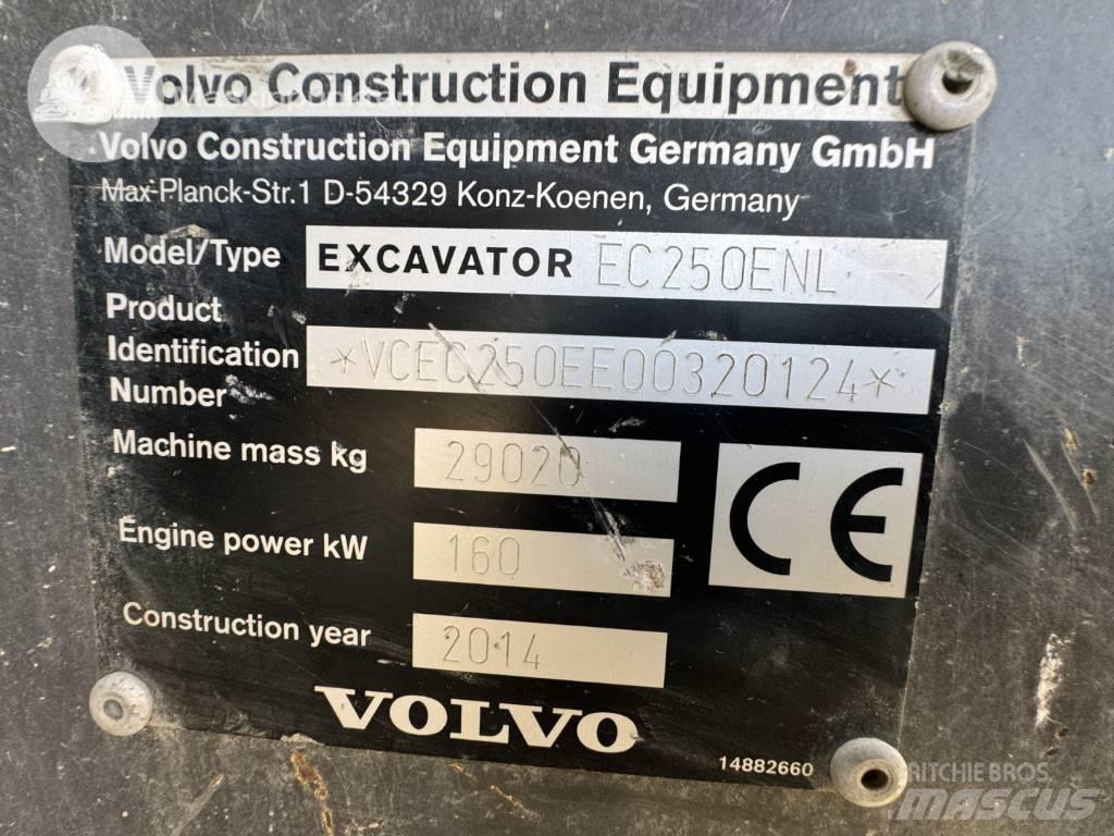 Volvo EC 250 E N L Гусеничні екскаватори