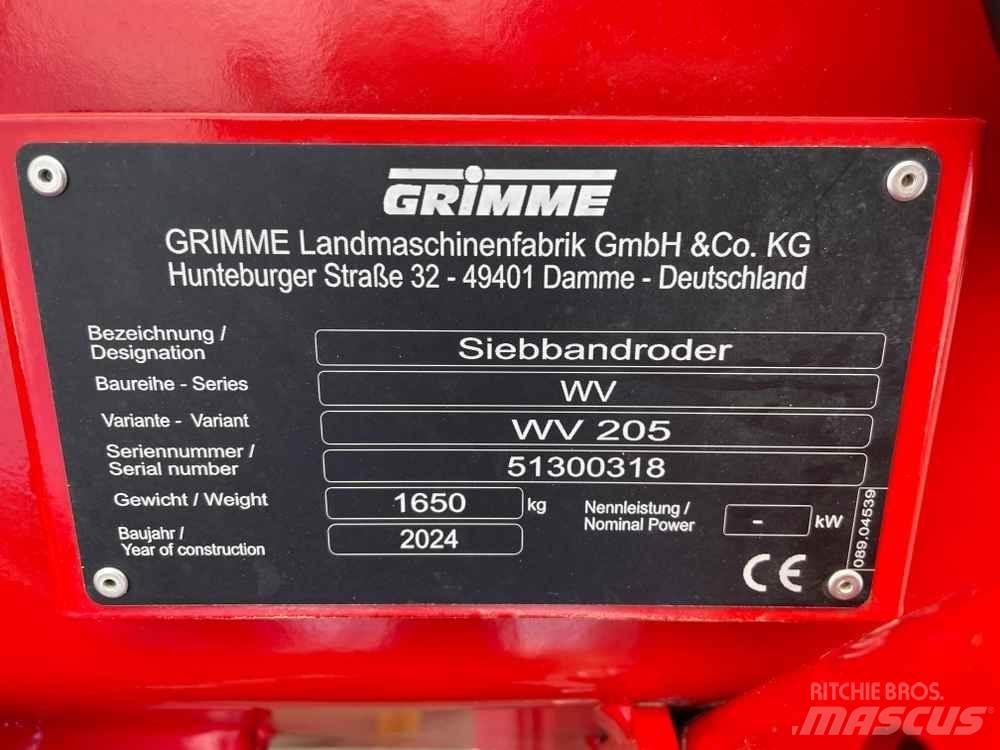 Grimme WV 205 Сільгосптехніка - Інші