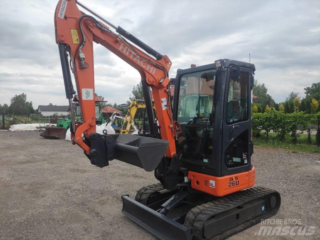 Hitachi ZX 26 U-6 Міні-екскаватори < 7т