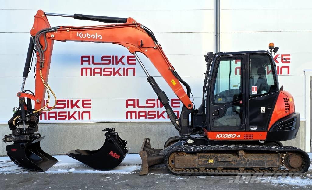 Kubota KX 080-4 Середні екскаватори 7т. - 12т.