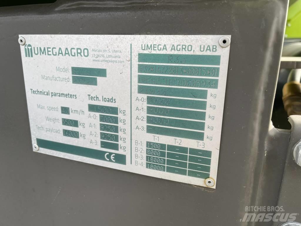 Umega SPC18 Самосвальні причепи