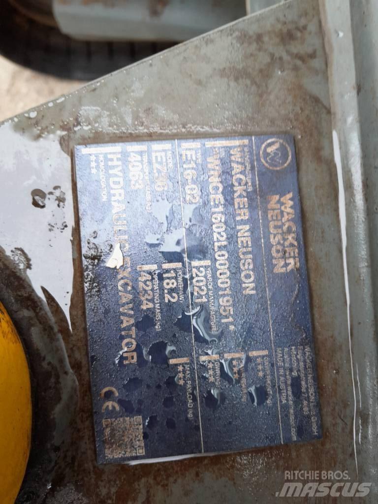 Wacker Neuson EZ 36 Гусеничні екскаватори