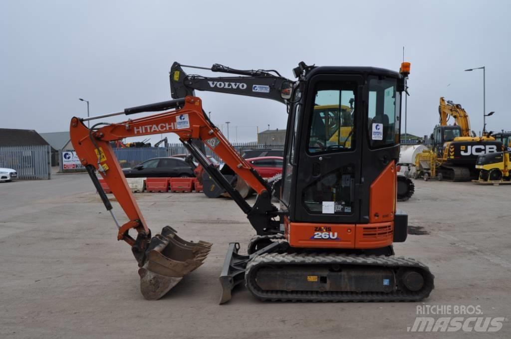 Hitachi ZX 26 U-6 Міні-екскаватори < 7т