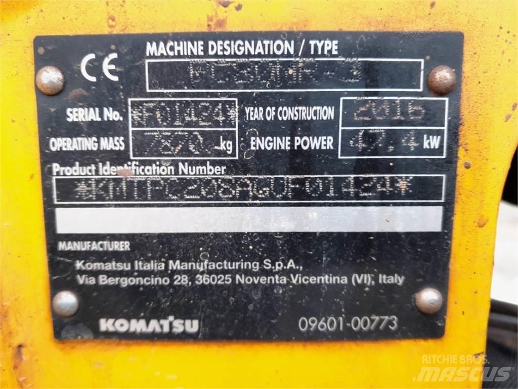 Komatsu PC80 Міні-екскаватори < 7т