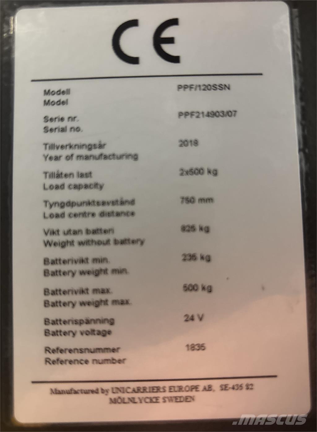 Atlet PPF120 Підбирачі замовлень з нижніх ярусів