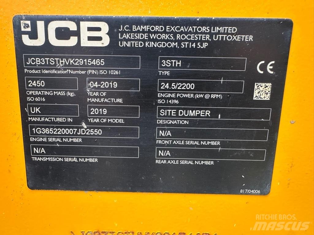 JCB 3STH SWIVEL Міні самоскиди